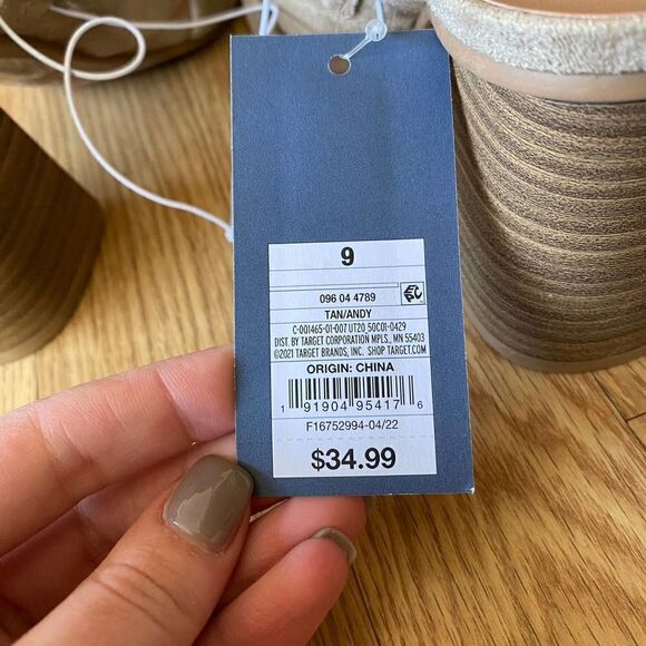 Universal Thread Andy Mule Heels Tan 9 - Picture 6 of 7